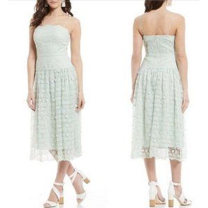 NWT Gianni Bini Jillian Mint Lace Overlay Dress - Size 10 $189